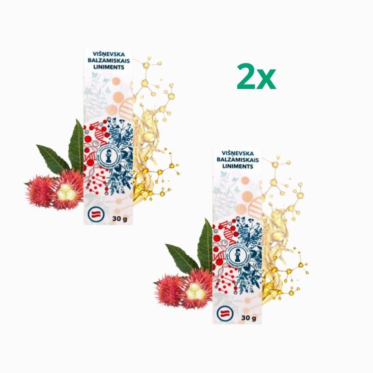 Obrázek Zvýhodněný set: 2x Višněvského balzám na revitalizaci pokožky - 30g - HealthNA