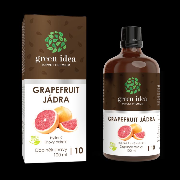 Obrázek Grapefruit jádra tinktura - kapky 100 ml - Green idea