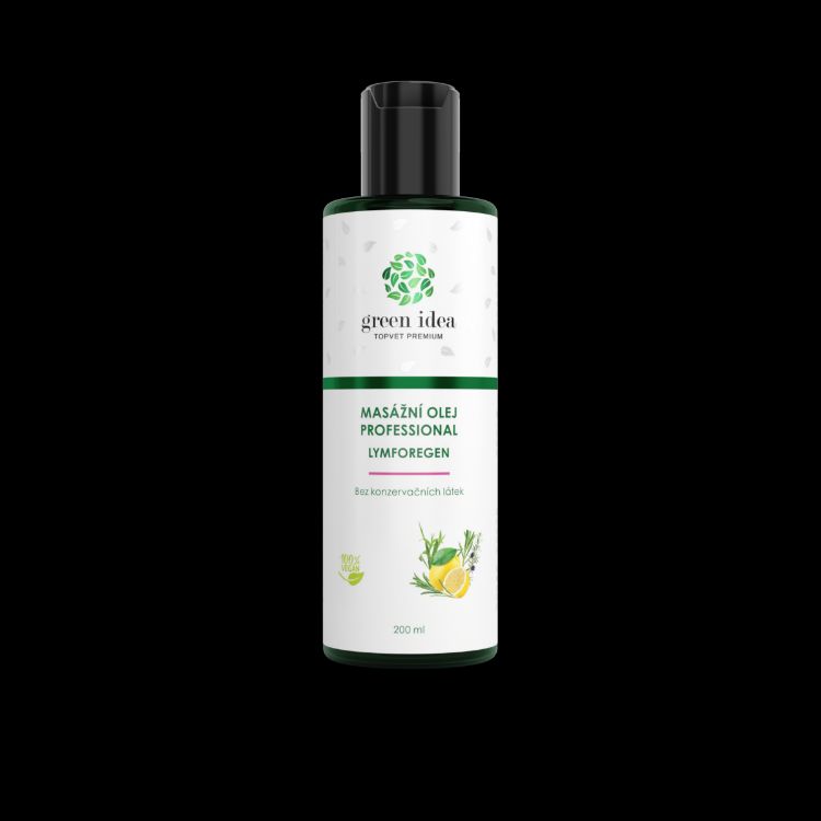 Obrázek Lymforegen - masážní olej 200 ml - Green idea