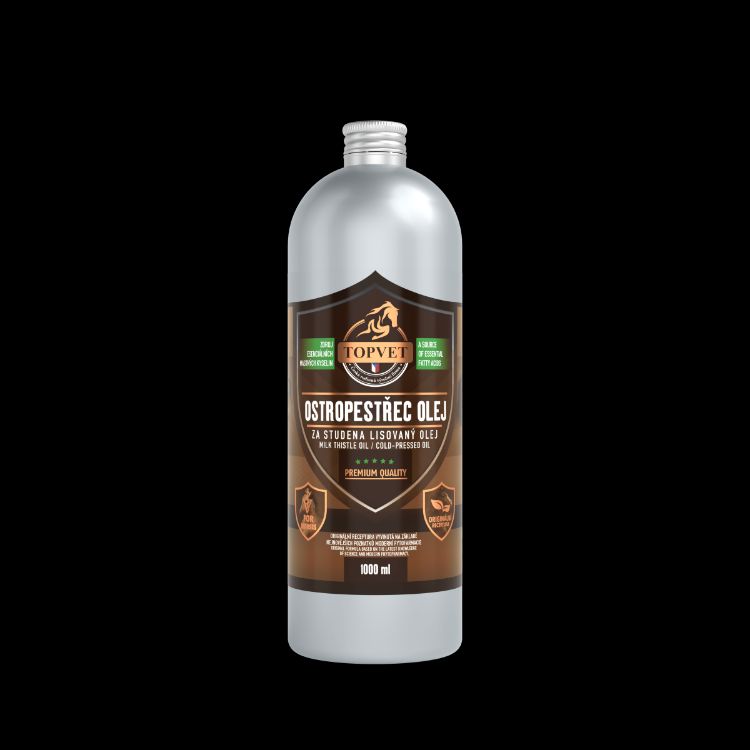 Obrázek Ostropestřec olej 1000 ml - Green idea