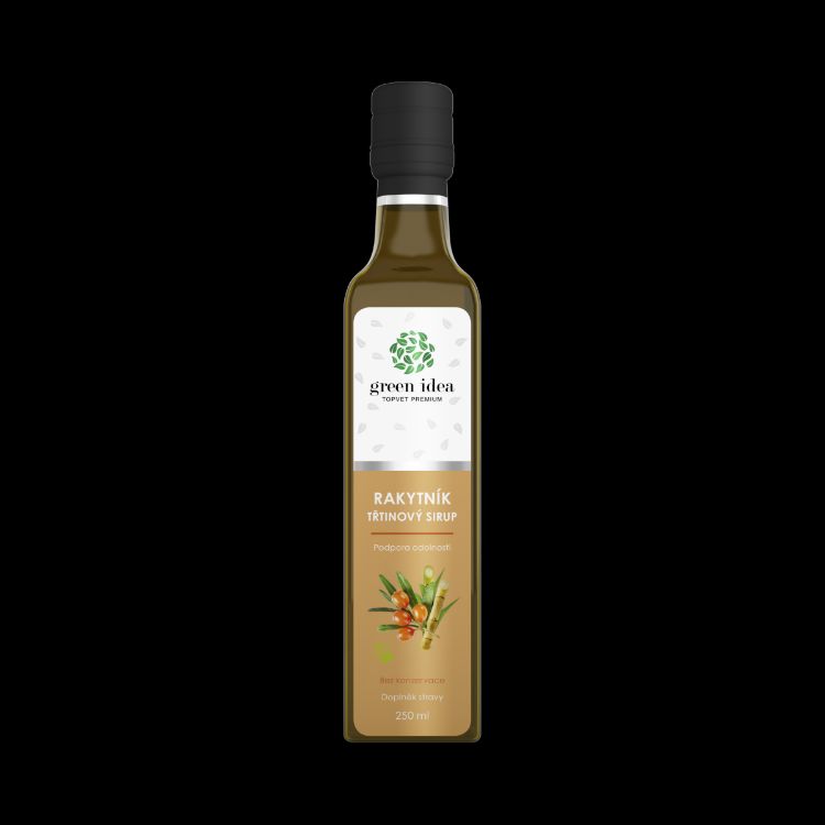 Obrázek Rakytníkový sirup - třtinový 250 ml - Green idea