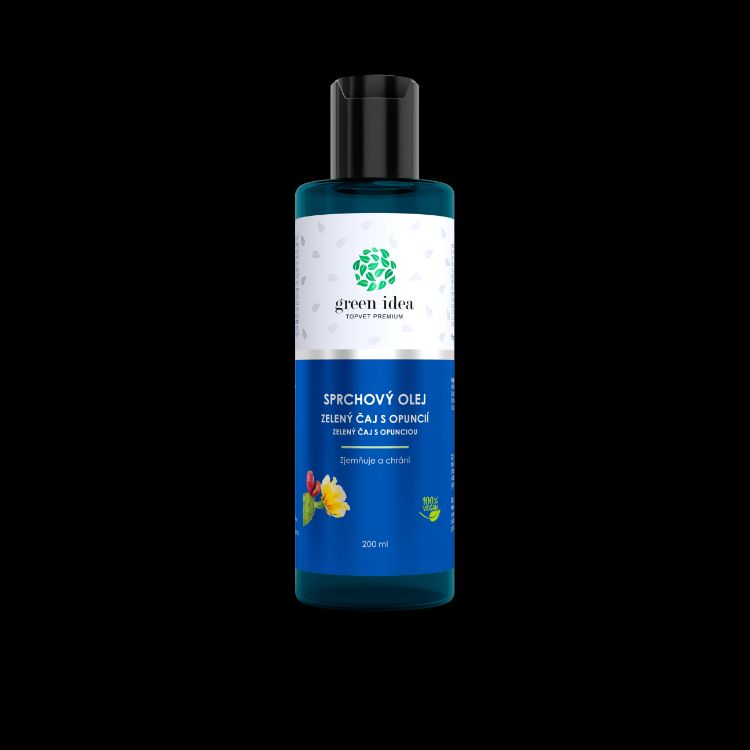 Obrázek Sprchový olej - Zelený čaj s opuncií 200 ml - Green idea