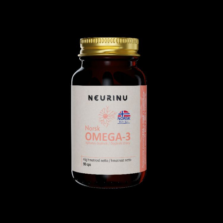 Obrázek NEURINU Norsk Super OMEGA‑3 – 90 kapslí