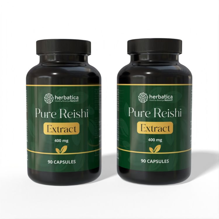 Obrázek Zvýhodněný set: 2x Reishi Extract 30 % polysacharidů – 90 kapslí – Herbatica