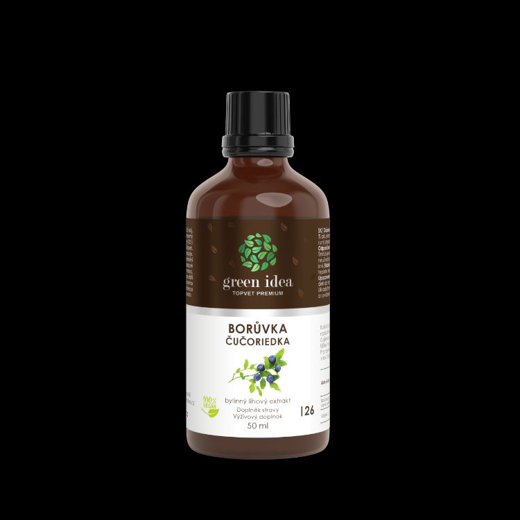 Obrázek Borůvka tinktura - kapky 50 ml - Green idea