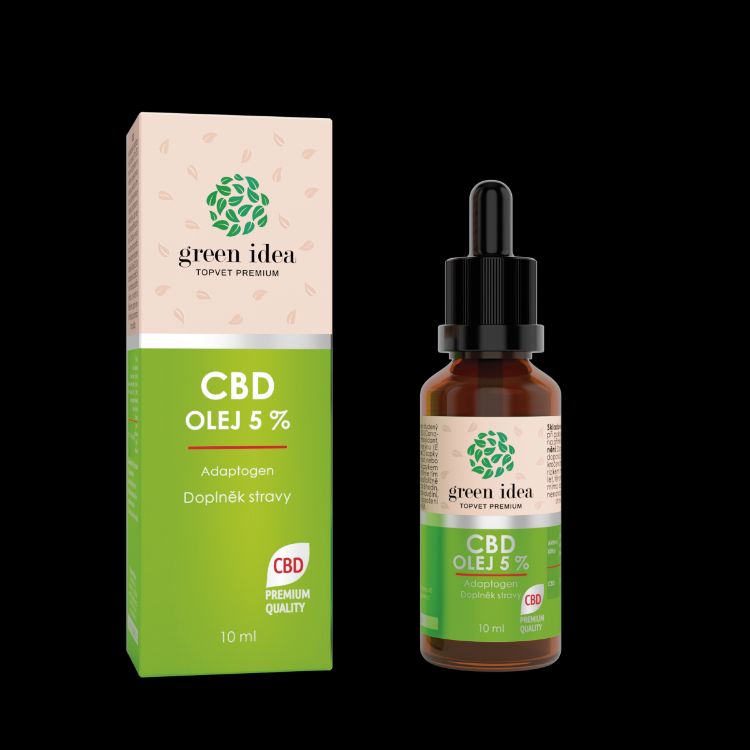 Obrázek CBD olej 5 % 10 ml - Green idea