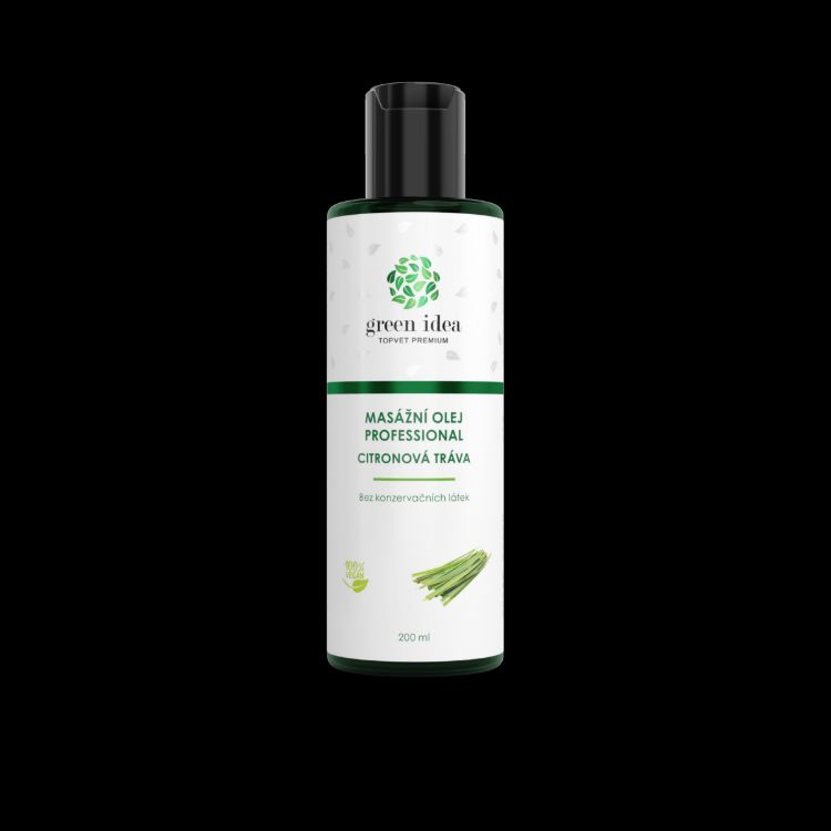 Obrázek Citronová tráva masážní olej 200 ml - Green idea