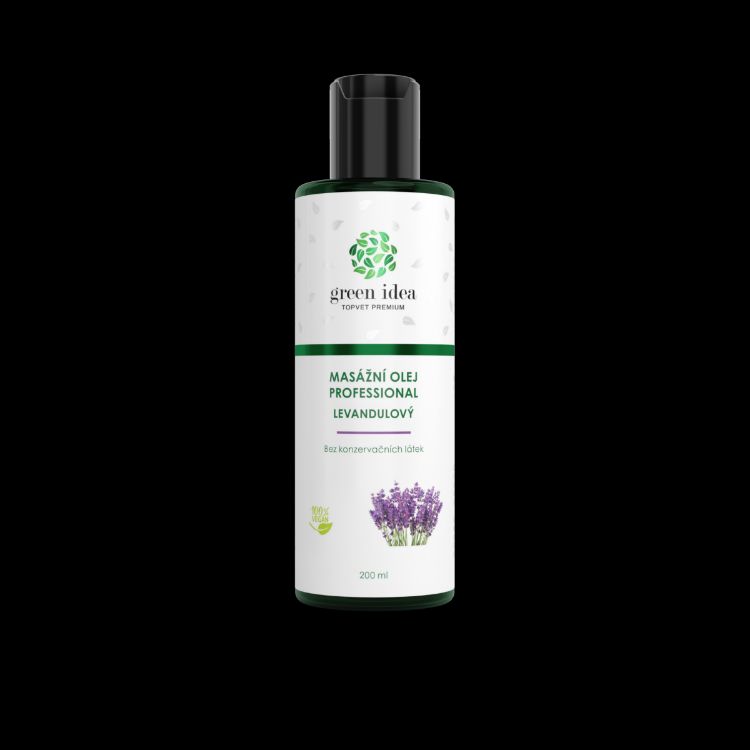Obrázek Levandulový masážní olej 200 ml - Green idea