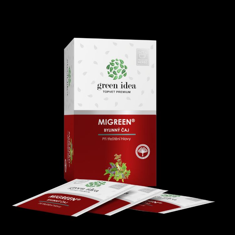 Obrázek Herbex Migreen - bylinný čaj 20 sáčků - Green idea