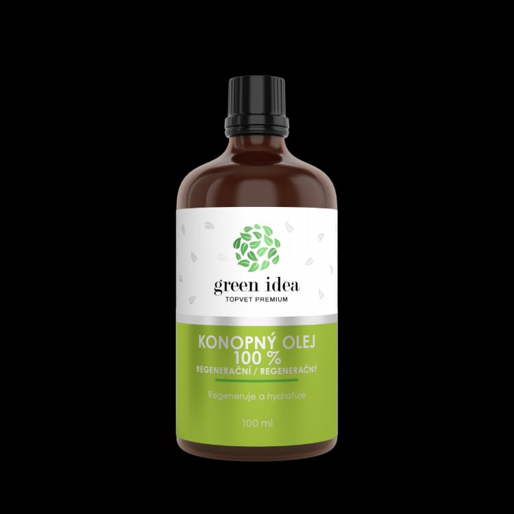 Obrázek Regenerační konopný olej 100% 100 ml - Green idea