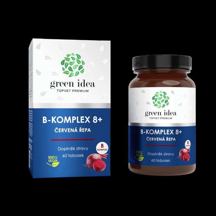 Obrázek B-komplex 8+ červená řepa - tobolky 60 ks - Green idea