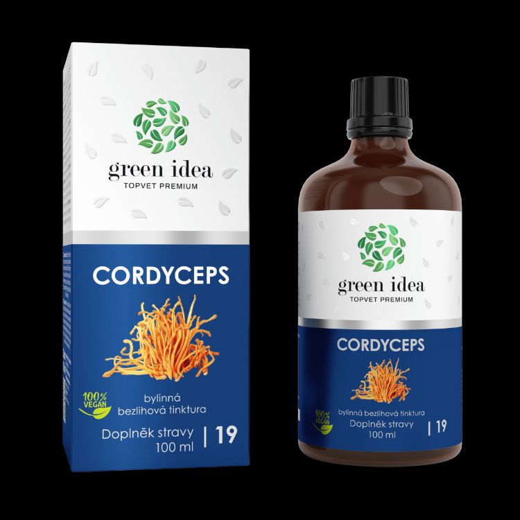 Obrázek Cordyceps - bezlihová tinktura 100 ml - Green idea