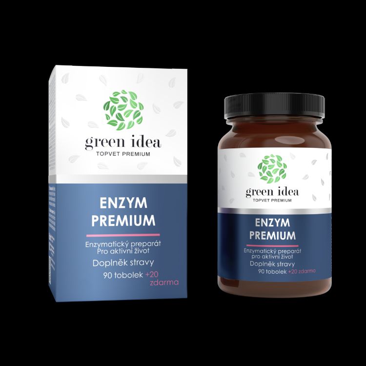 Obrázek Enzym Premium - tobolky 90+20 zdarma 110 ks - Green idea