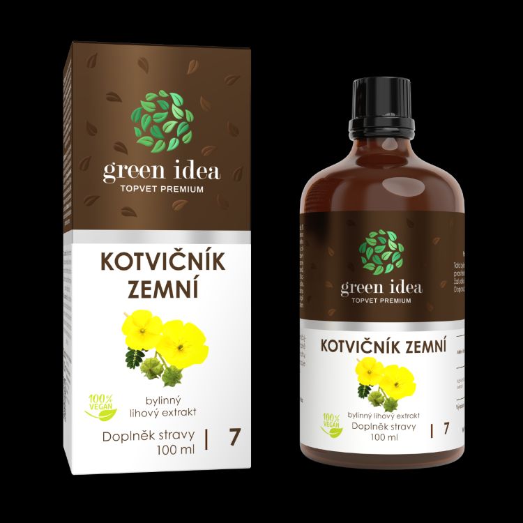 Obrázek Kotvičník zemní tinktura - kapky 100 ml - Green idea