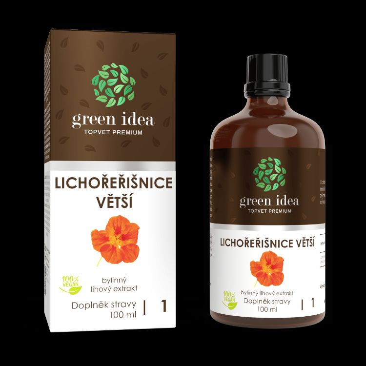 Obrázek Lichořeřišnice tinktura - kapky 100 ml - Green idea