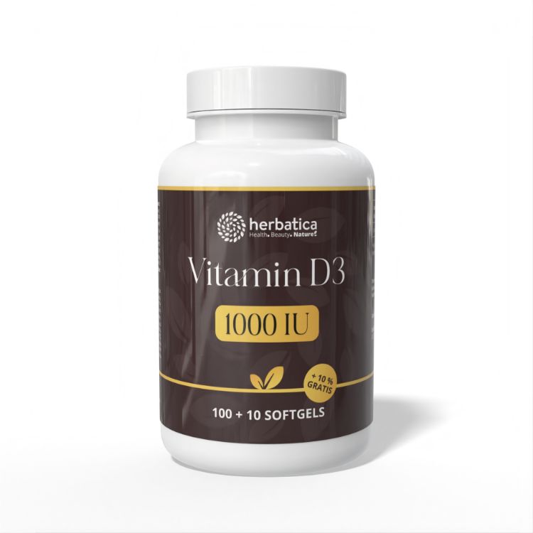 Obrázek Vitamín D3 1000 IU - 110 tablet - Herbatica