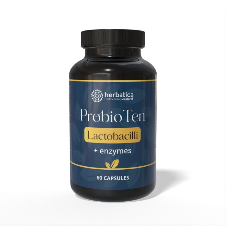 Obrázek ProBio Laktobacily 10 & Enzymy - 60 kapslí - Herbatica