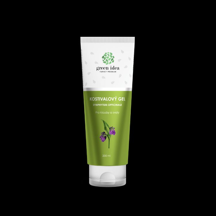 Obrázek Kostivalový masážní gel v tubě 200 ml - Green idea
