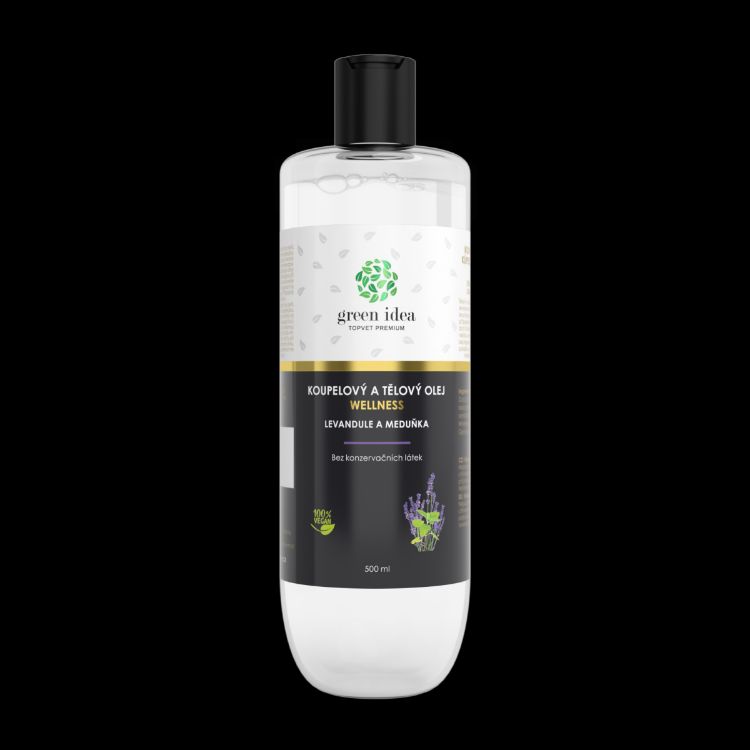 Obrázek Levandule a meduňka - koupelový a tělový olej 500 ml - Green idea
