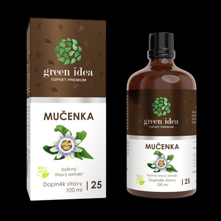 Obrázek Mučenka tinktura - kapky 100 ml - Green idea