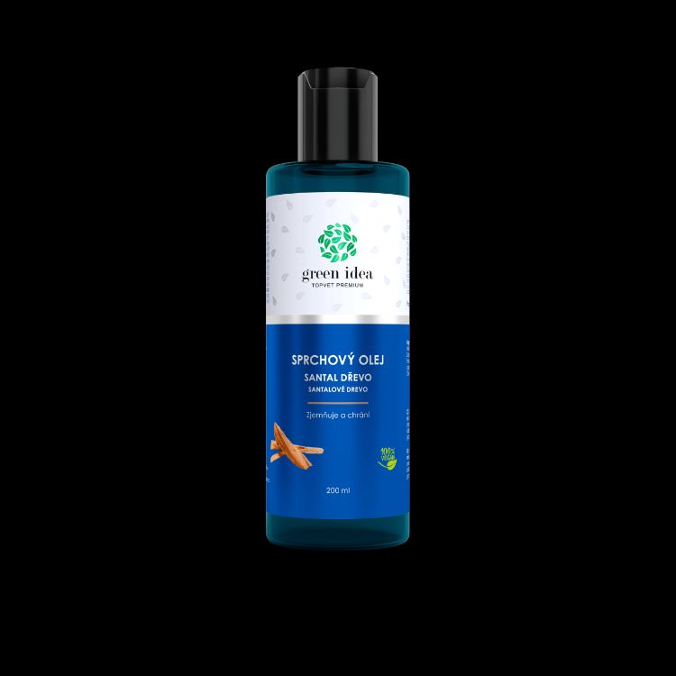 Obrázek Sprchový olej - Santal dřevo 200 ml - Green idea