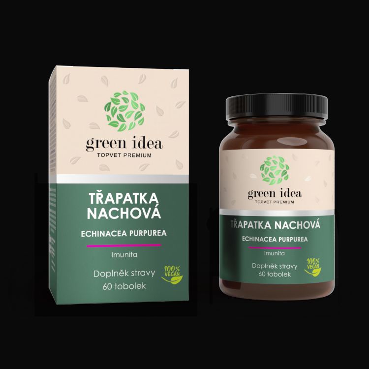 Obrázek Třapatka - Echinacea bylinný extrakt - tobolky 60 ks - Green idea