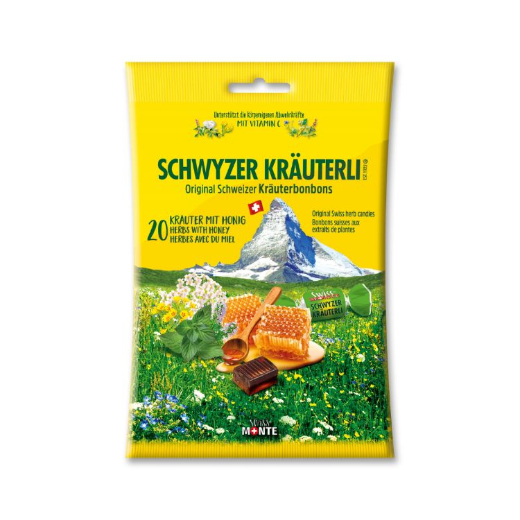 Obrázek DOMACO Bylinné bonbony - Bylinky s medem 75 g - Green idea