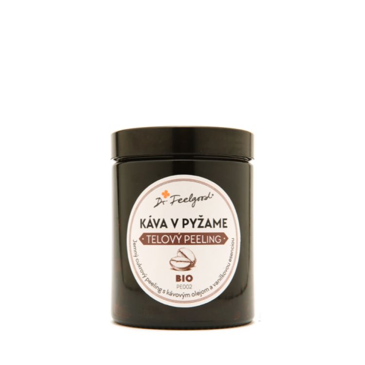 Obrázek BIO tělový peeling KÁVA v PYŽAMU - 180 ml - Dr. Feelgood