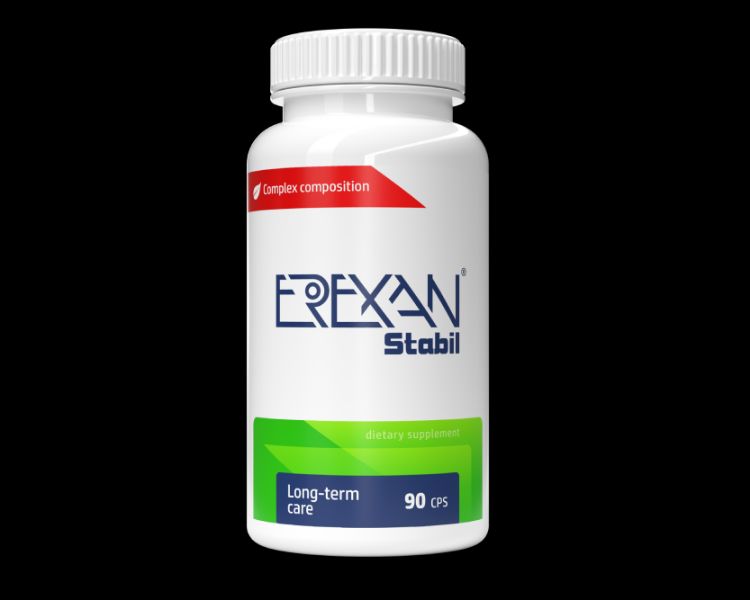 Obrázek EREXAN Stabil pro podporu plodnosti a potence mužů – 90 kapslí