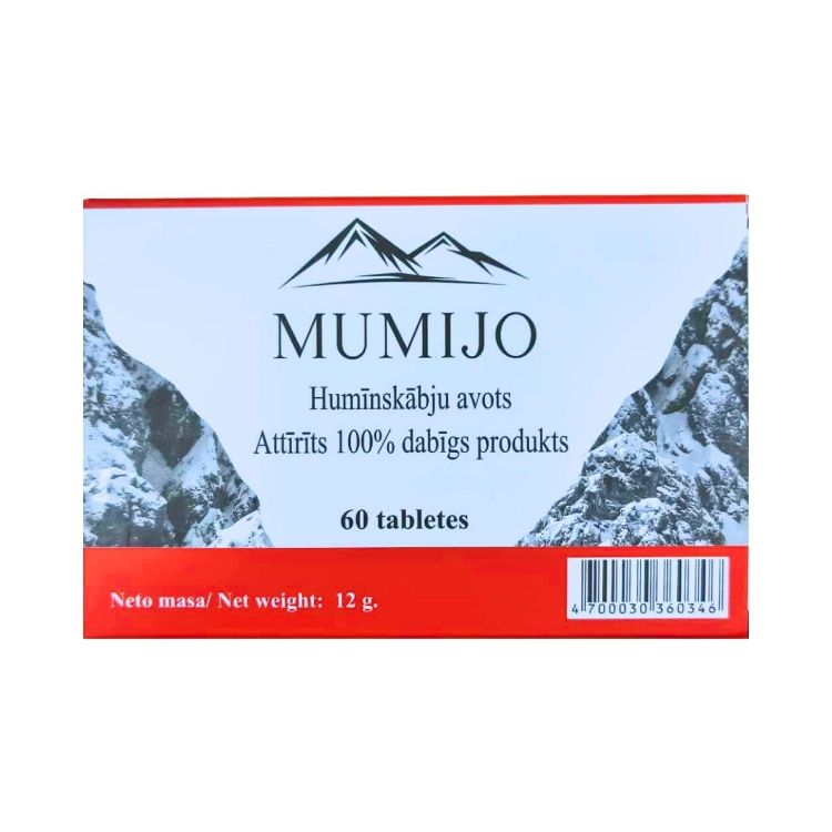 Obrázek Altajské mumio Shilajit - 60 tablet - BIOVIT LLC