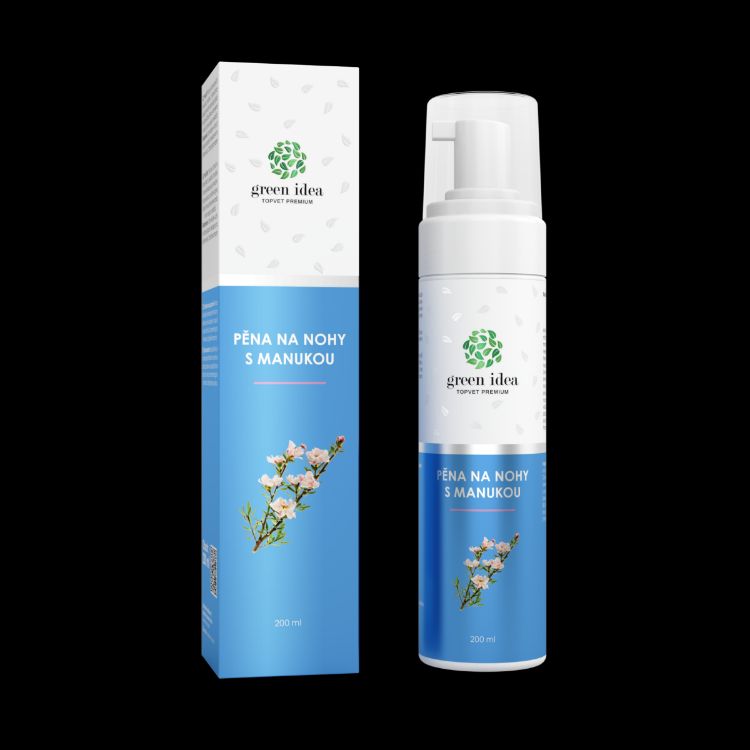 Obrázek Pěna na nohy s manukou 200 ml - Green idea