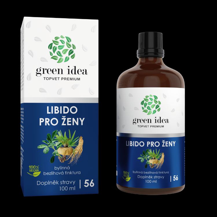 Obrázek Libido pro ženy - bezlihová tinktura 100 ml - Green idea