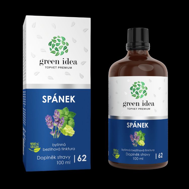Obrázek Spánek - bezlihová tinktura 100 ml - Green idea