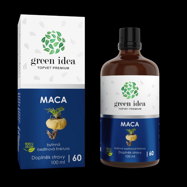 Obrázek Maca - bezlihová tinktura 100 ml - Green idea