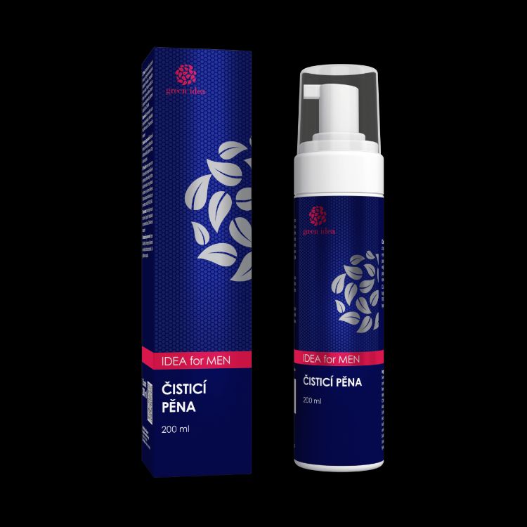 Obrázek IDEA for MEN - Čisticí pěna pro muže 200 ml - Green idea