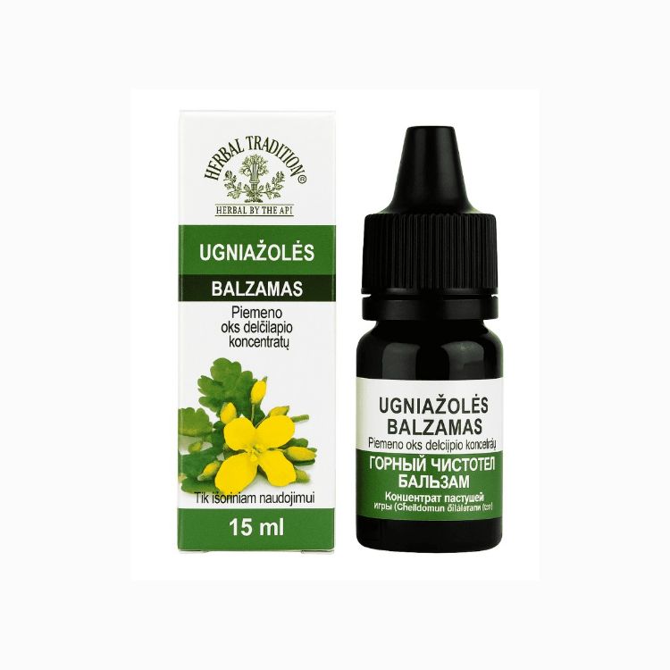 Obrázek Horský vlaštovičník – kosmetický přípravek na bradavice – 15 ml – Herbal Traditions