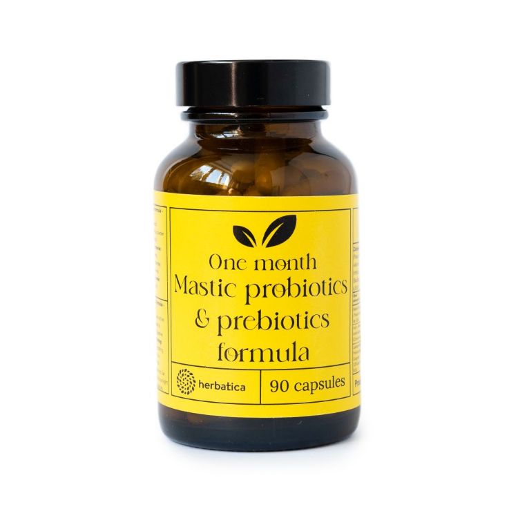 Obrázek Masticha PROBIOTICS & PREBIOTICS - 90 kapslí - Herbatica
