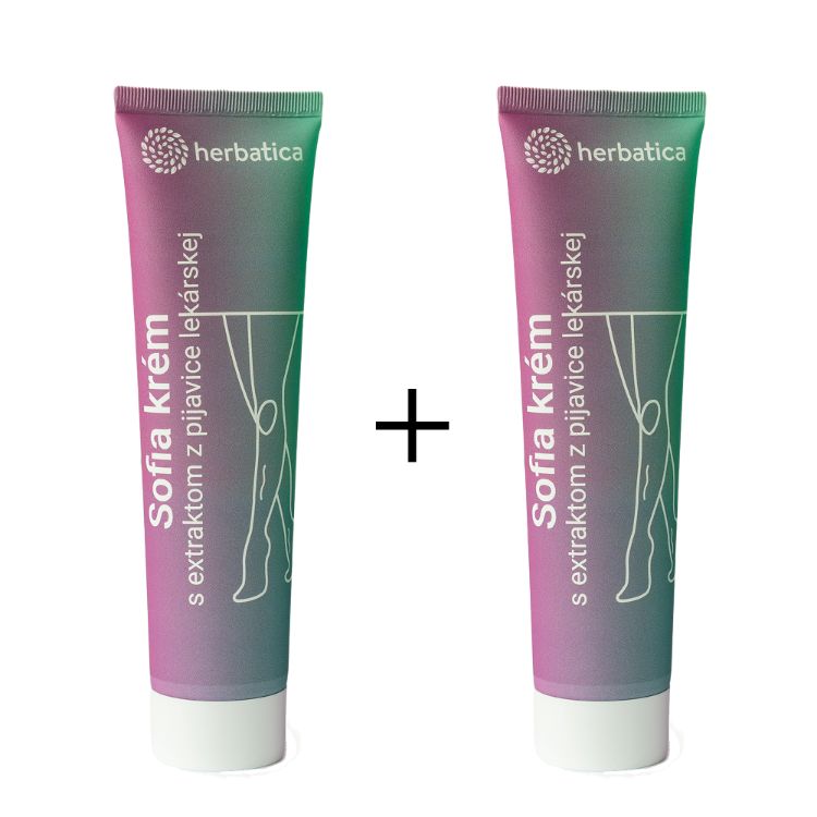 Obrázek Výhodné dvoubalení: 2 x Sofia krém na křečové žíly s extraktem z pijavice lékařské - 150 ml - Herbatica