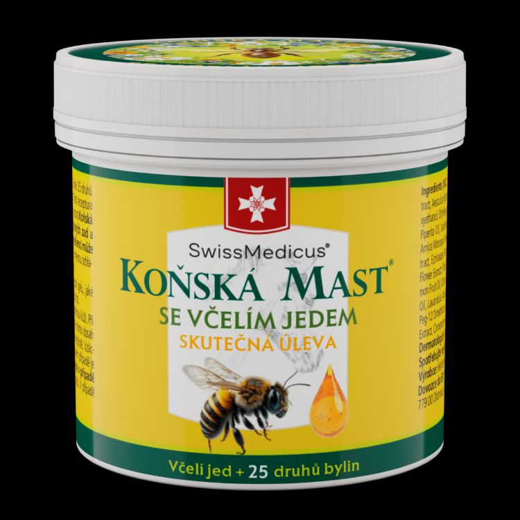 Obrázek Herbamedicus GmbH Koňská mast se včelím jedem 150 ml - Green idea