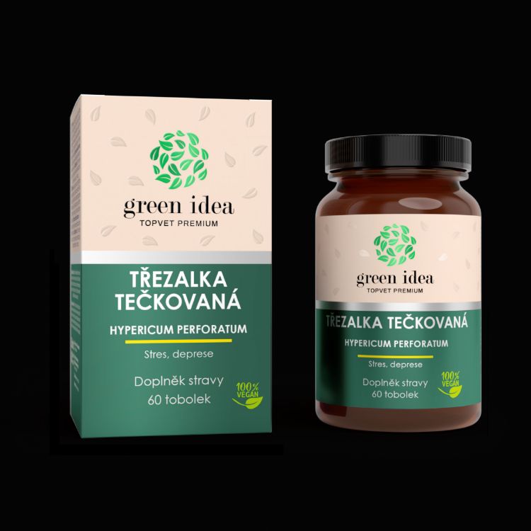 Obrázek Třezalka bylinný extrakt - tobolky 60 ks - Green idea