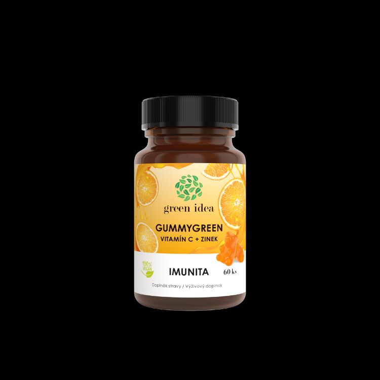 Obrázek Gummygreen - Vitamín C + zinek 60 ks - Green idea