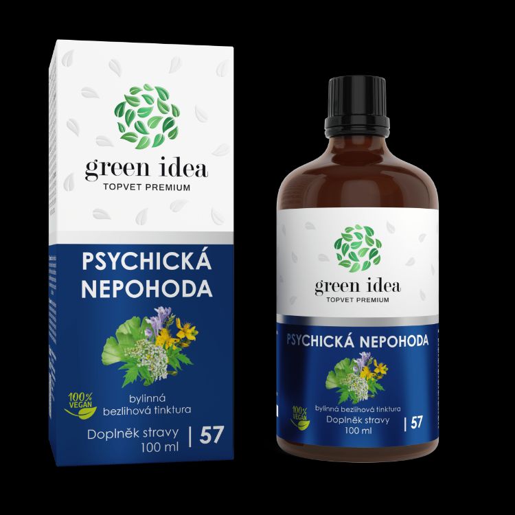 Obrázek Psychická nepohoda - bezlihová tinktura 100 ml - Green idea