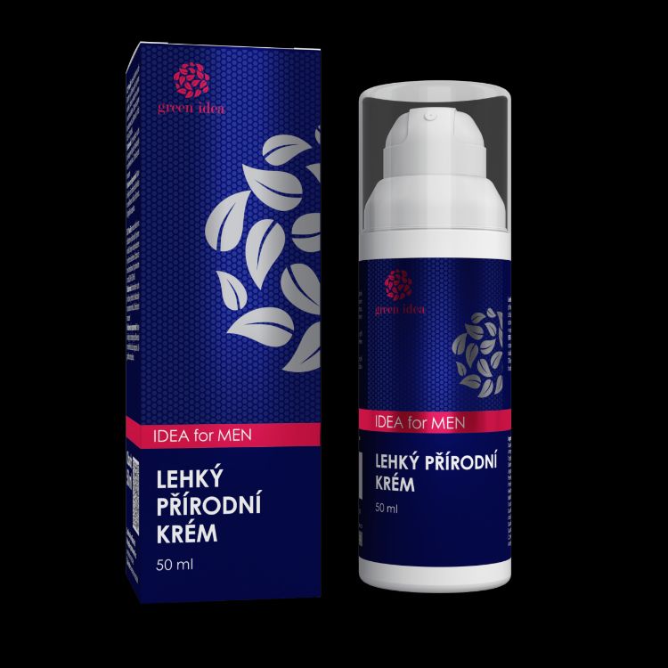 Obrázek IDEA for MEN - Lehký přírodní krém pro muže 50 ml - Green idea