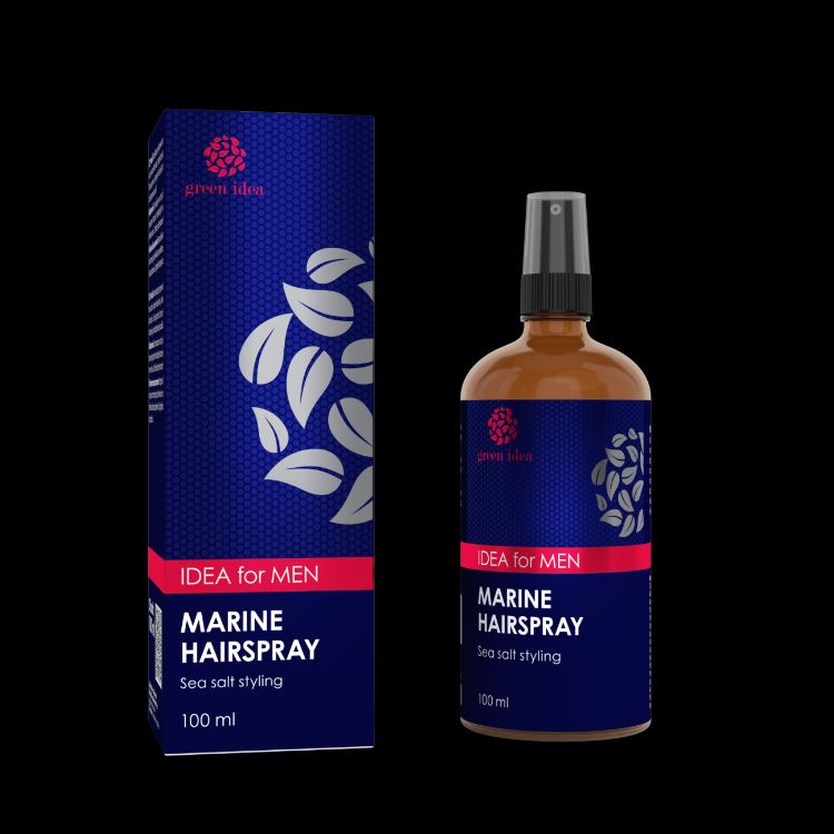 Obrázek IDEA for MEN - Marine hairspray - Sea salt styling 100 ml - Green idea