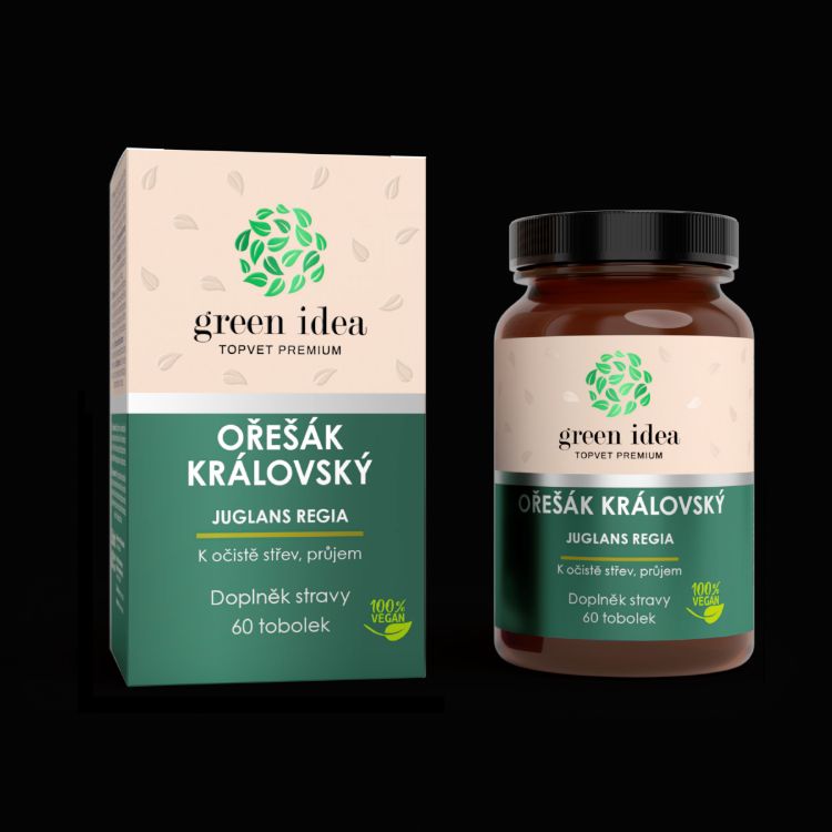 Obrázek Ořešák královský bylinný extrakt - tobolky 60 ks - Green idea