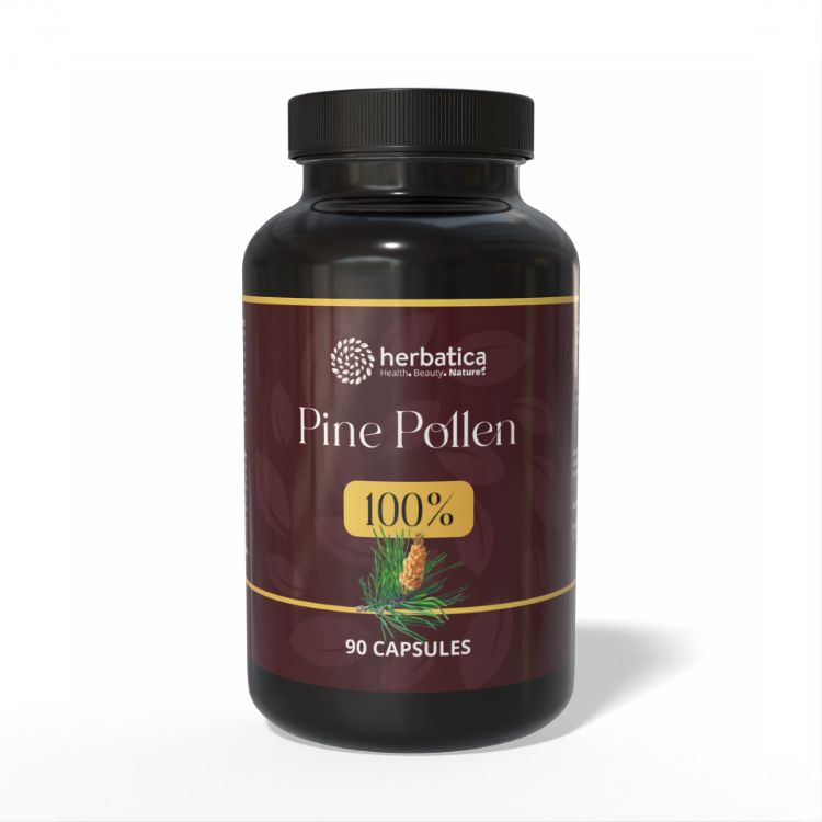 Obrázek 100% borovicový pyl – 90 kapslí – Herbatica