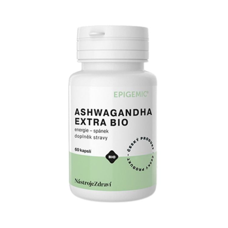 Obrázek Ashwagandha EXTRA BIO – 60 kapslí – Epigemic®