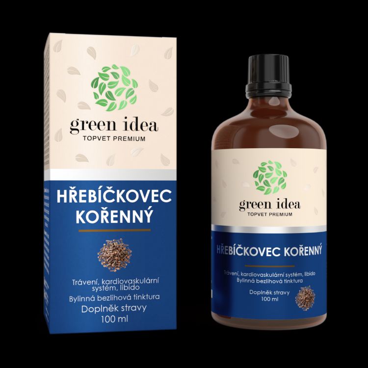 Obrázek Hřebíčkovec bezlihová tinktura 100 ml - Green idea