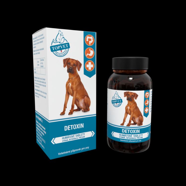 Obrázek Humátové tablety Detoxin pro psy 90 ks - Green idea
