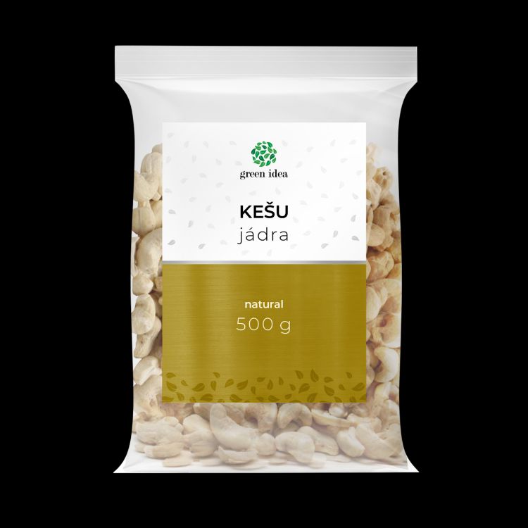 Obrázek Kešu jádra natural 500 g - Green idea